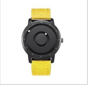 Magnetic Yellow technology metal watch