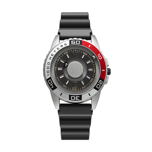 Magnetic Silver technology metal watch